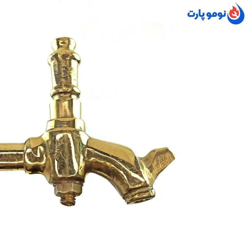 قیمت و خرید شیر و کتری تراش دار طلایی