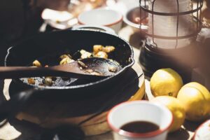 خرید دستگیره بغل ماهیتابه جدنی نسوز مدل ووی